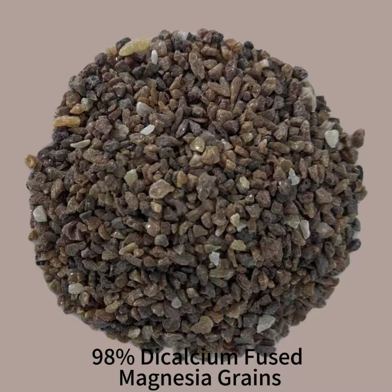 98%DicalciumFused Magnesia Grains